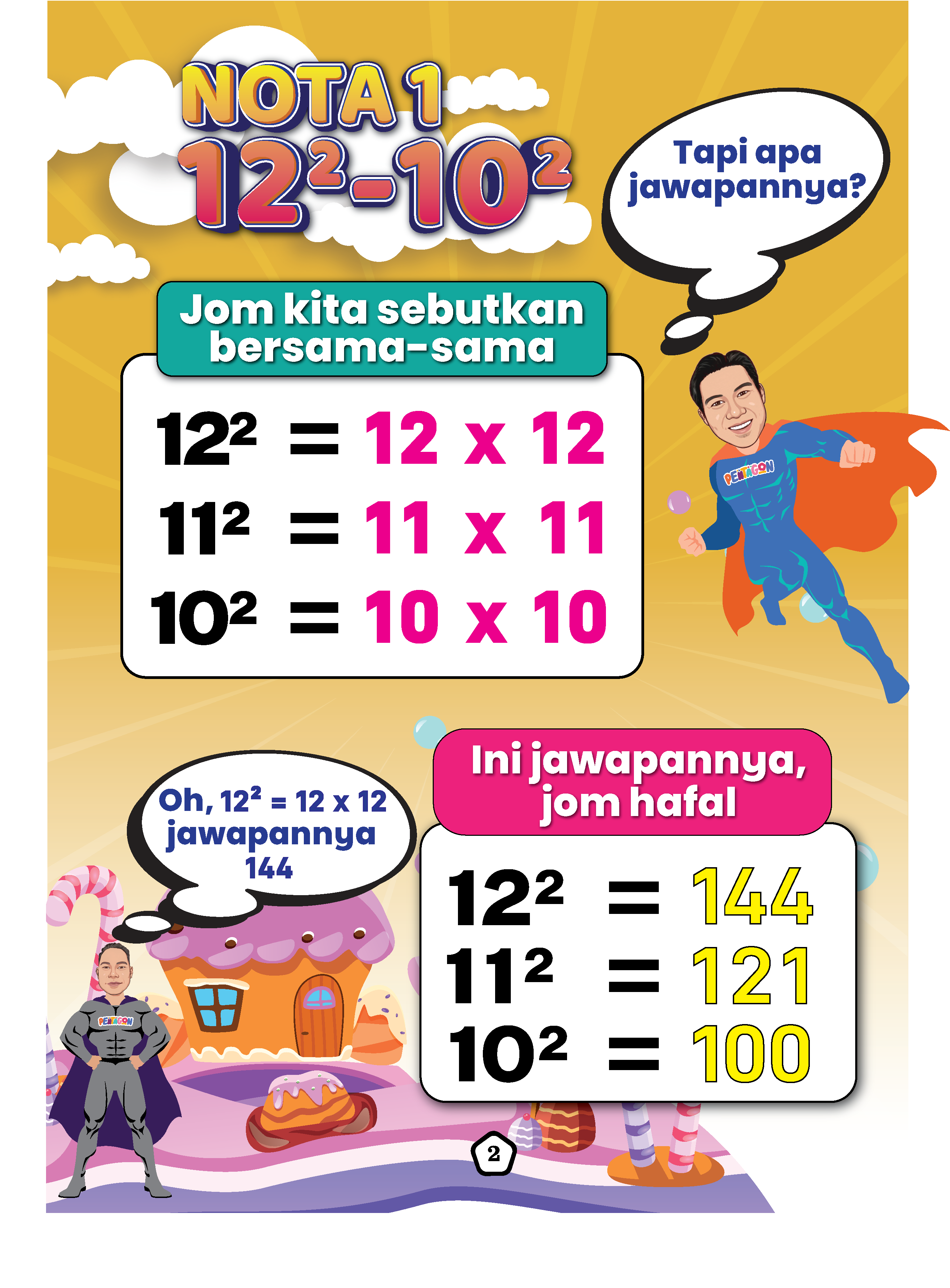 2. Nota Kad 1