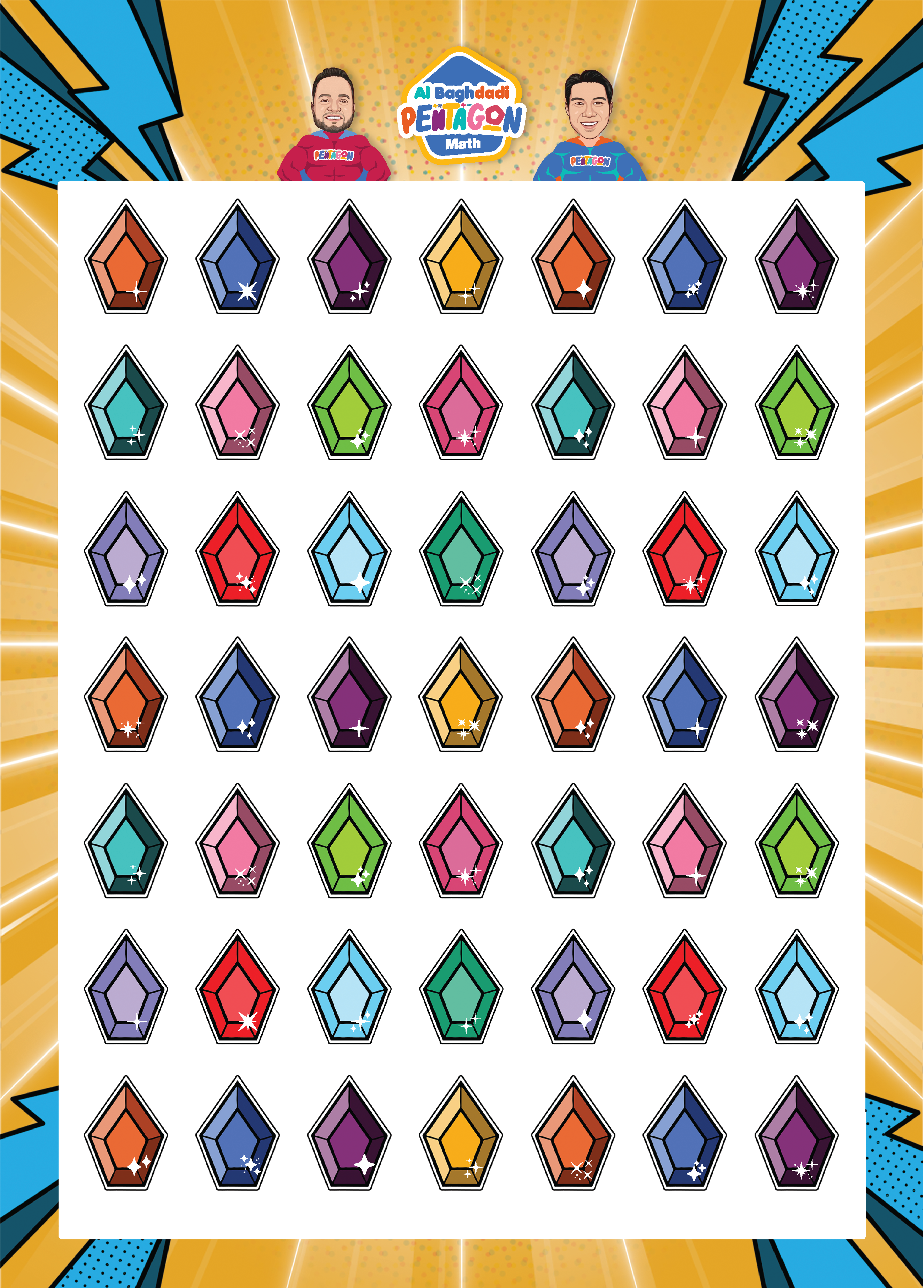 STICKER SIZE A4